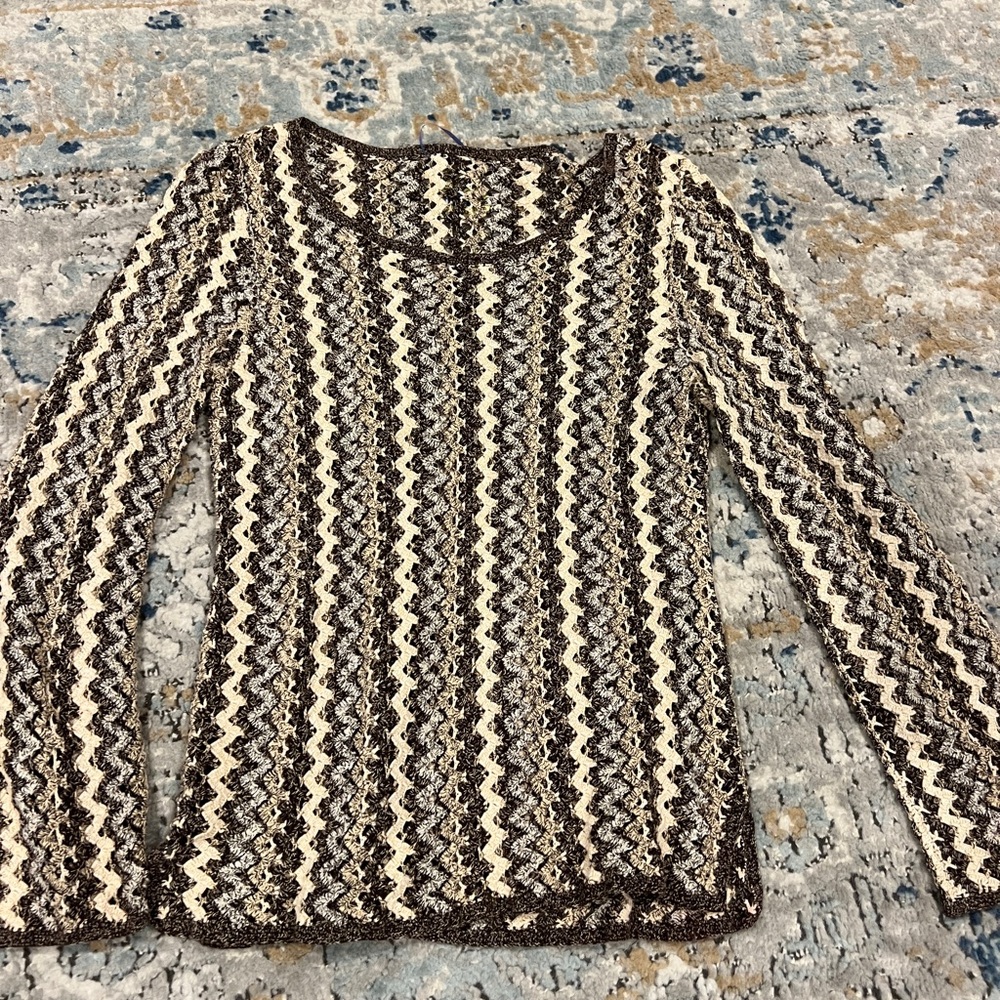 Zigzag Patterned Sweater